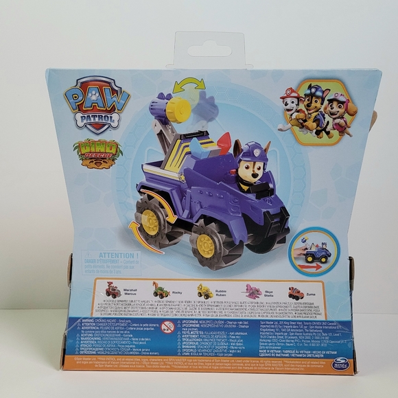 Paw Patrol Chase Dino Rescue Deluxe Vehicle Playset - Picture 6 of 7